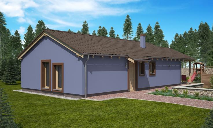 projekt domu BUNGALOW 139